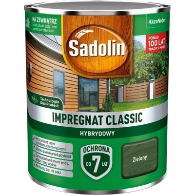 Sadolin Classic impregnat 0,75L ZIELONY drewna clasic