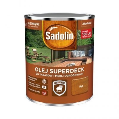 Sadolin Superdeck olej 0,75L DĄB tarasów drewna do