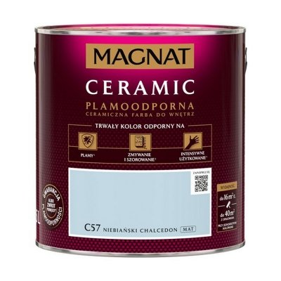 MAGNAT Ceramic 2,5L C57 Niebiański Chalcedon ceramik ceramiczna farba do wnętrz plamoodporna