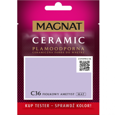 MAGNAT Ceramic TESTER C36 Fiołkowy Ametyst ceramik ceramiczna farba do wnętrz plamoodporna