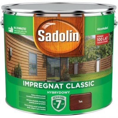Sadolin Classic impregnat 9L TEK TIK TEAK 3 drewna clasic