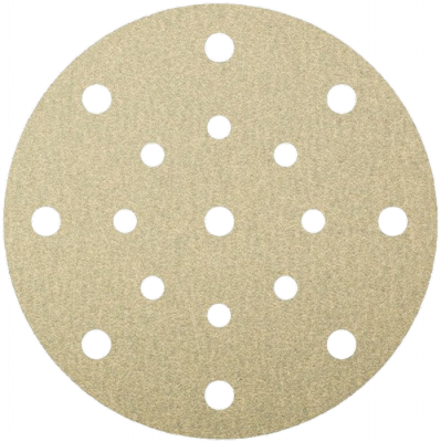 Krążek papier ścierny rzep 225mm 8otw. gr.100 do żyrafy KLINGSPOR PS 33 samoprzylepny