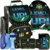 Duży zestaw Gaming Tornister do Szkoły do 1 klasy Level up [BR-984-3]