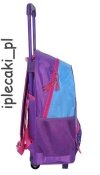 Plecak na kółkach Violetta szkolny na kółkach DVC-237