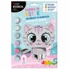 Kotek Figurka 3D Malowanie po Numerach Kidea komplet [F3DMNKKA]