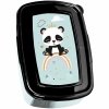TORNISTER SZKOLNY MIŚ PANDA DZIEWCZĘCY DO PODSTAWÓWKI MIĘTOWY KOMPLET 5el