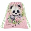 PANDA PLECAK z MISIEM DLA UCZENNIC SZKOLNY DZIEWCZĘCY DO 1 KLASY ZESTAW 5el