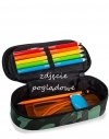 Czarny Cp CoolPack Plecak Młodzieżowy z Naszywkami [B24055]
