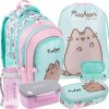 PUSHEEN MINT KOMPLET 5w1 MAJEWSKI DLA DZIEWCZYNEK PLECAK KOT KOTKI 