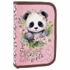 PANDA PLECAK z MISIEM DLA UCZENNIC SZKOLNY DZIEWCZĘCY DO 1 KLASY ZESTAW 5el