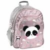 PLECAK SZKOLNY MIŚ PANDA DLA DZIEWCZYNEK DO 1 KLASY KOMPLET 3el z PANDĄ