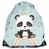 PANDA PLECAK NA KÓŁKACH Z MISIEM DLA DZIEWCZYNEK SZKOLNY ZESTAW 5 elem.
