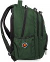 Plecak CP CoolPack Zielony z Naszywkami Młodzieżowy [B24054]