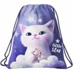WOREK DZIEWCZĘCY z KOTKIEM NA OBUWIE KAPCIE CATS DO SZKOŁY DERFORM KOTEK