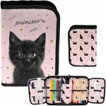 PIÓRNIK Z WYPOSAŻENIEM Z KOTKIEM SZKOLNY DLA DZIEWCZYNEK KOTEK CATS PASO