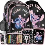 STICH PLECAK SZKOLNY  DZIEWCZĘCY DO PODSTAWÓWKI STITCH i LILO ZESTAW 3w1