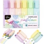 Zakreślacze Pastelowe 6 Kolorów Kidea Etui Markery Derform [ZP6KA]