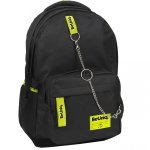 Czarny Młodzieżowy Plecak Szkolny Paso BeUniq [PPY22-228]