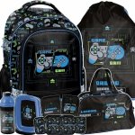 PLECAK GAMEPAD SZKOLNY GRA DO 1 KLASY PODSTAWÓWKI GAMER GAMING ZESTAW 6w1