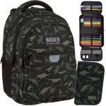 BackUP Plecak Szkolny Backup dla Uczniów zestaw Dinozaury [PLB4P113]