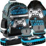 PLECAK SZKOLNY DUŻY ZESTAW GAMING GAMEPAD ZESTAW 3w1 DLA CHŁOPAKÓW Z PADEM