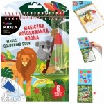 MAGICZNA WIELORAZOWA KOLOROWANKA WODNA KIDEA ZWIERZĘTA DLA DZIECKA 