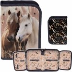 PIÓRNIK z KONIEM SZKOLNY DO PODSTAWÓWKI DLA DZIEWCZYNEK DO 1 KLASY HORSE