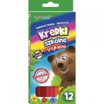 Kredki Bambino Szkolne Trójkątne 12 Kolorów Ołówkowe [002038]