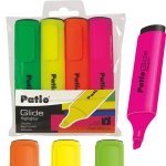 Zakreślacze 4 Kolory Patio w Etui Markery Pisaki Patio [58926PTR]