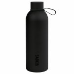BUTELKA TERMICZNA CZARNA METALOWY KUBEK TERMICZNY TERMOS BIDON 500ML BACKUP