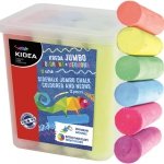 Kreda Chodnikowa Gruba Jumbo Kolorowa Kidea [KRJKN12KA]
