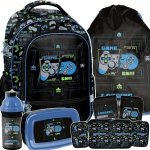 PLECAK GAMEPAD SZKOLNY GRA DO 1 KLASY PODSTAWÓWKI GAMER GAMING ZESTAW 5w1