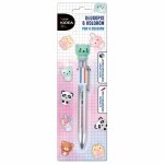 Długopis Kotek Wielokolorowy 6 Kolorów Kidea Automatyczny z Figurką [DFA6KA]