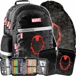 PLECAK IRON MAN SZKOLNY AVENGERS PODSTAWÓWKI DLA CHŁOPAKA ZESTAW 3el PASO