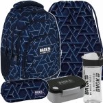 PLECAK BACKUP SZKOLNY MŁODZIEŻOWY DLA CHŁOPAKÓW 4 kom. ION KOMPLET 5w1