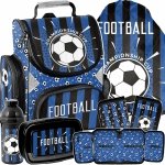 TORNISTER  ZESTAW 5w1 PIŁKARSKI SZKOLNY DLA CHŁOPAKA DO 1 KLASY PIŁKA NOŻNA