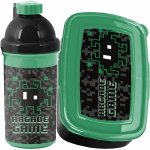 GAMER BIDON ŚNIADANIÓWKA PIKSELE ZESTAW ŚNIADANIOWY GRY DO SZKOŁY PASO DLA CHŁOPAKA