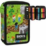 MINECRAFT POTRÓJNY PIÓRNIK BACKUP 3 KOM. Z WYPOSAŻENIEM GAMING GRA PIKSELE