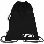 Czarny Duży Worek NASA Plecak na Sznurkach na Kapcie BeUniq [BU23NB-713]