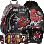 SPIDER-MAN PLECAK DO KLAS 1-3 KOMPLET 3w1 MARVEL SZKOLNY PASO CHŁOPIĘCY