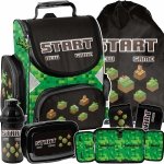 MINECRAFT TORNISTER GRA SZKOLNY GAMING GRY GAMING DLA CHŁOPAKÓW KOMPLET 5w1