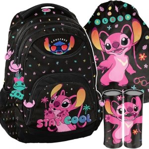 Paso Plecak Lilo i Stitch Szkolny zestaw 3w1 [DS23TT-278]