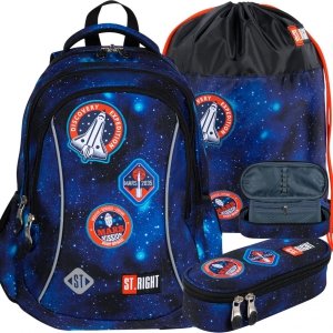 Nasa Plecak Szkolny St.Right dla Chłopaka Misja Kosmiczna [BP26]