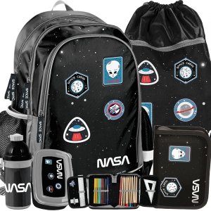 Plecak dla Chłopaków Uczenia Naszywki Nasa Paso [PP20NS-081]