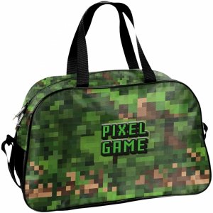 PIKSELE TORBA SPORTOWA MINECRAFT NA BASEN PODRÓŻNA CHŁOPIĘCA WYCIECZKOWA