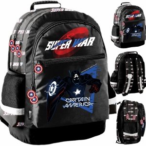 IRON MAN PLECAK SZKOLNY AVENGERS DO 1-3 KLASY PODSTAWÓWKI DLA CHŁOPAKA PASO