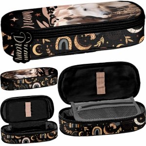 KOŃ PIÓRNIK DLA DZIEWCZYNY Z KONIEM SZKOLNY OTWIERANY Z KLAPKĄ HORSE PASO