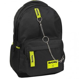 Czarny Młodzieżowy Plecak Szkolny Paso BeUniq [PPY22-228]