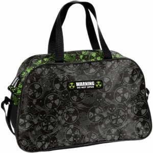 TORBA SPORTOWA WARNING ALERT NA BASEN PODRÓŻNA CHŁOPIĘCA WYCIECZKOWA PASO