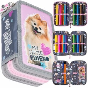 PIESKI PIÓRNIK z WYPOSAŻENIEM SZKOLNY DZIEWCZĘCY 3 KOMOROWY MAJEWSKI DOG